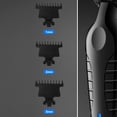 thumbnail image 4 of Recortadora Eléctrica de Cabello, Recorte Fino Compacto de 1200 Mah Batería Hombres Cabellado de Cabello Metalurgia Catting Incisivo Con 3 Peines para El Salón, 4 of 7