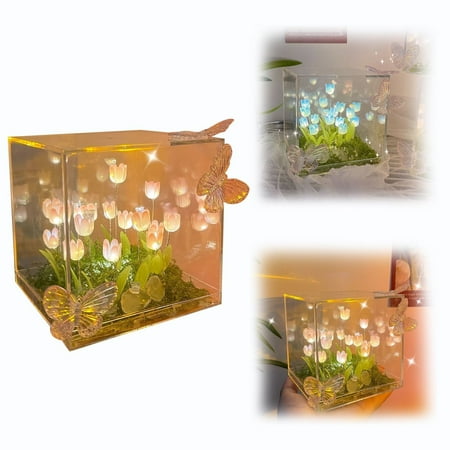 

Walmart Labor Day 2024Night Lights Creative Butterfly Garden Nightlight Handmade DIY Homemade Material Gift For Good Friends by xianyou