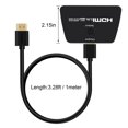 thumbnail image 2 of HDMI Switch, 4K@60HZ HDMI Switch 3 in 1 Out 【with 1.2M HDMI Cable】 HDMI Switch 4K Supports 4K@60HZ, 3D, HDCP2.2, HDR10, HDMI Switch for HDTV, Laptop, PC, Game Console, PS4/5, Blu Ray Player., 2 of 8