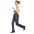 thumbnail image 5 of BALEAF Women's Track Pants Athletic Jogging Sweatpants Zipper Pockets Warm-Up Sports Running Pants Grey/Black Size XXL, 5 of 7