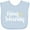AE-Light Blue, variant on Inktastic Ringbearer Ring Security White Text Boys or Girls Baby Bib