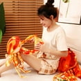 thumbnail image 7 of 27/38/60/80CM Simulated Crab Plush Toys Soft Cartoon Creative Crab Stuffed Animal Doll Home Decoration Birthday Gift, 7 of 7