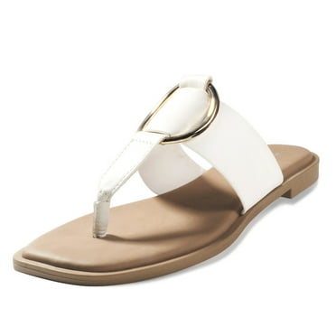 Women's Thong Flip Flop Sandal,Fashion Slides Casual Flat Sandal for Summer