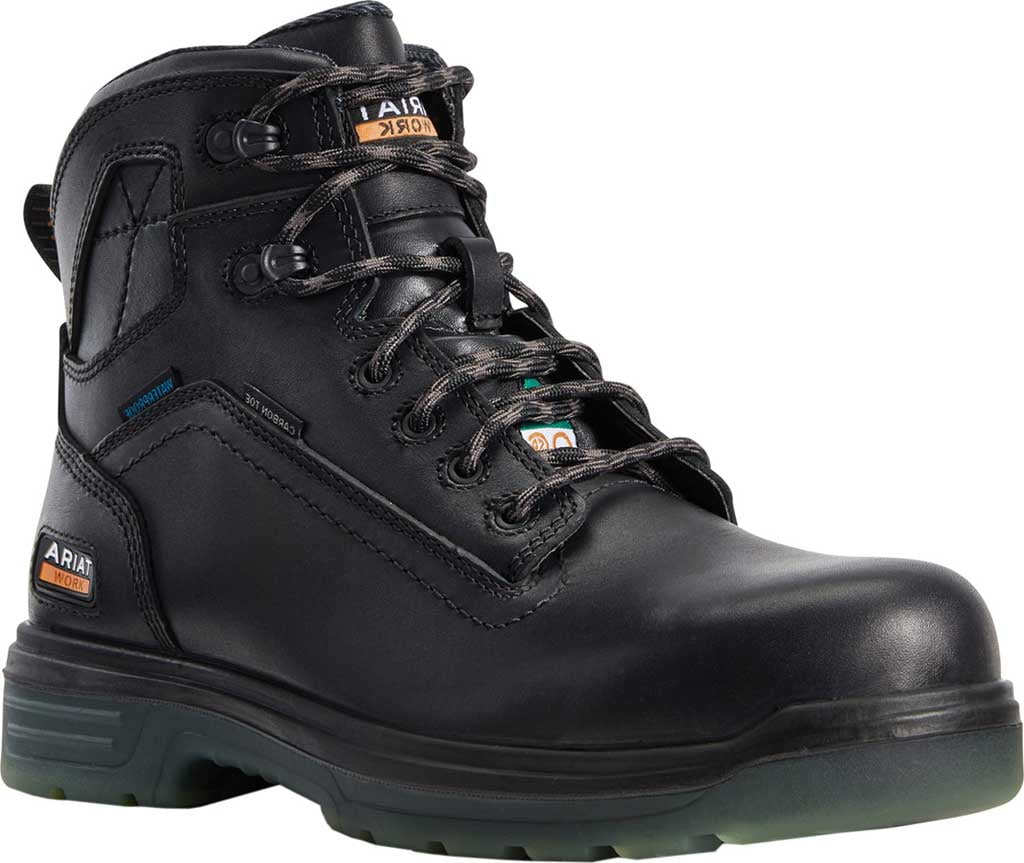 black ariat work boots