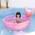 thumbnail image 3 of CHAO (Sirena rosa 150 cm) Anillo de natación inflable para niños, Ocean Ball, estera inflable para piscina, 3 of 5