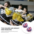 thumbnail image 2 of GOOHOCHY  2 Pcs Cheerleading Pom Poms Flower Ball Cheerleader Accessories Match Props, 2 of 8