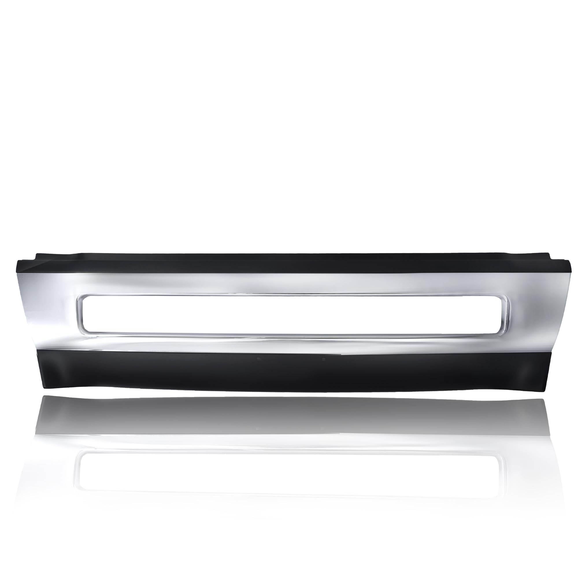 TORQUE Front Center Bumper with Chrome Trim Replacement for 2004-2016 Volvo VNL 300 430 630 670 730 780 Series Semi Trucks (TR004)