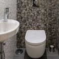 thumbnail image 3 of SEWCHICS Toilet Seats Toilet Lid Toilet Cover U Shaped Stainless Steel 1Pcs for Bathroom Use, 3 of 8