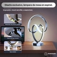 thumbnail image 4 of Lampara Moderna Led Espiral SKANDIGLOW Oficina Escritorio 27 cm 110V-220V, 4 of 4