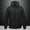 Black, variant on Hot6sl Men's Outerwear Jackets & Coats Weather-Resistant Long Sleeve Peacoat Mens Coats and Jackets Winter Cotton Loose Solid for Men Black L