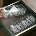 thumbnail image 4 of Cable Storage Box Multi-Grid Dust-Proof Plastic Power Strip Wire Case for Home S, 4 of 13