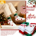 thumbnail image 6 of TRANSLINK 4 Pairs Fuzzy Socks for Women Girls Gifts Cute Cozy Fluffy Sock Warm Fuzzy Xmas Holiday Socks, 6 of 8
