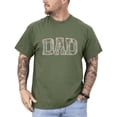 thumbnail image 2 of Dad Camo Shirt for Men Camouflage DAD Graphic Tee Military Green Shirt Adult Small, 2 of 6