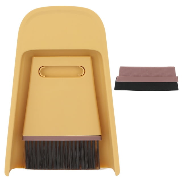 Mini Dustpan Brush Set 3 in 1 Multipurpose Mini Cleaning Broom Brush for Desk Office Pet Nest Keyboard Countertop