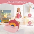 thumbnail image 7 of Infans Kids Couch Toddler Foam Sofa with Soft & Machine-Washable Teddy Fleece Cover, 7 of 7