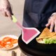 thumbnail image 5 of Espátula de silicona para panqueques, pala para tortilla, espátula para huevos, pescado, panqueques, pizza y bistec, pala ancha y suave para pizza, antiadherente, resistente al calor, pala para freír, 5 of 7