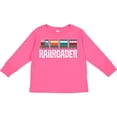 thumbnail image 3 of Inktastic Railroader Train Hobby Boys or Girls Long Sleeve Toddler T-Shirt, 3 of 5