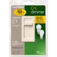 thumbnail image 5 of Lutron 3909538 Ivory 150 watts Slide Dimmer Switch, 5 of 5