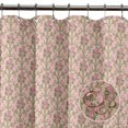 thumbnail image 6 of S4Sassy Pink Floral Damask Floral Bathroom Decor Shower Waterproof Curtain Drapes Resistant-60 x 75 Inch, 6 of 6