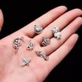 thumbnail image 4 of Dijes de Plata Envejecidos Mixtos para Joyería bricolaje 100 Piezas, 4 of 5