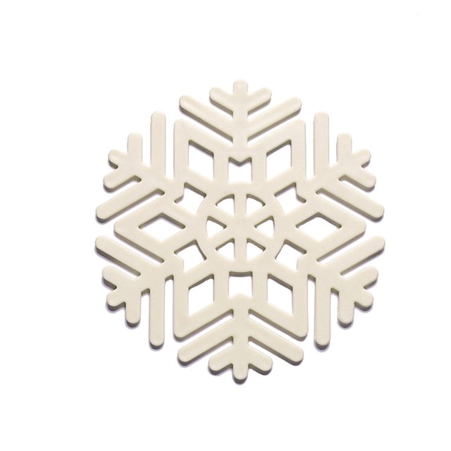 WRKEKC Clearance Snowflake Dining Table Mats Heat insulating Mats Geometric Snowflake Mats Bowl Mats Kitchen Hollow Out Saucer