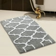thumbnail image 3 of Saffron Fabs Bath Rug 2-Piece Set, Geomatric Pattern, Assorted Colors and Sizes, 3 of 5