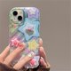 thumbnail image 3 of Funda de teléfono transparente 3D Y2k Gradient Star para iPhone 15, 14, 13, 12, 11 Pro Max, X, XR, 7, 8Plus, SE, cubierta suave a prueba de golpes, Linda y coreana, 3 of 4