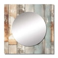 thumbnail image 4 of Designart "Rustic Farmhouse III"  Square Mirror printed on metal For Wall Decor, 4 of 5