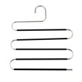 thumbnail image 2 of Pants Hanger Jeans Trousers Hanging Rack S-shaped Stainless Steel Closet Clothes Organizer  5 Layer, 2 of 11