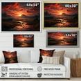 thumbnail image 4 of Designart "At The Peak Majestic Sunset" Landscapes Floater Framed Canvas Art Print, 4 of 7