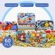 thumbnail image 3 of 60pcs Jigsaw Puzzle Cartoon Animal Vehicle Games Baby Educational Toys, For Kids Christmas Gifts, 3 of 4