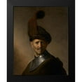 thumbnail image 2 of Van Rijn, Rembrandt Harmensz 12x14 Black Modern Framed Museum Art Print Titled - An Old Man in Military Costume, 2 of 5