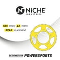 thumbnail image 6 of Niche 525 Front 15T Rear 43T Drive Sprocket for Suzuki XF650 Motorcycle MK1003208, 6 of 9
