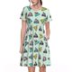 thumbnail image 1 of Easygdp Lighthouse para Vestido Transpirable de Mujer, Vestido Suelto de Manga Corta con Pliegues y Bolsillos para el Verano, 1 of 6