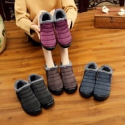 Lovers Cotton Shoes Low-Cut Winter Warm Snow Boots Waterproof And Velvet Women