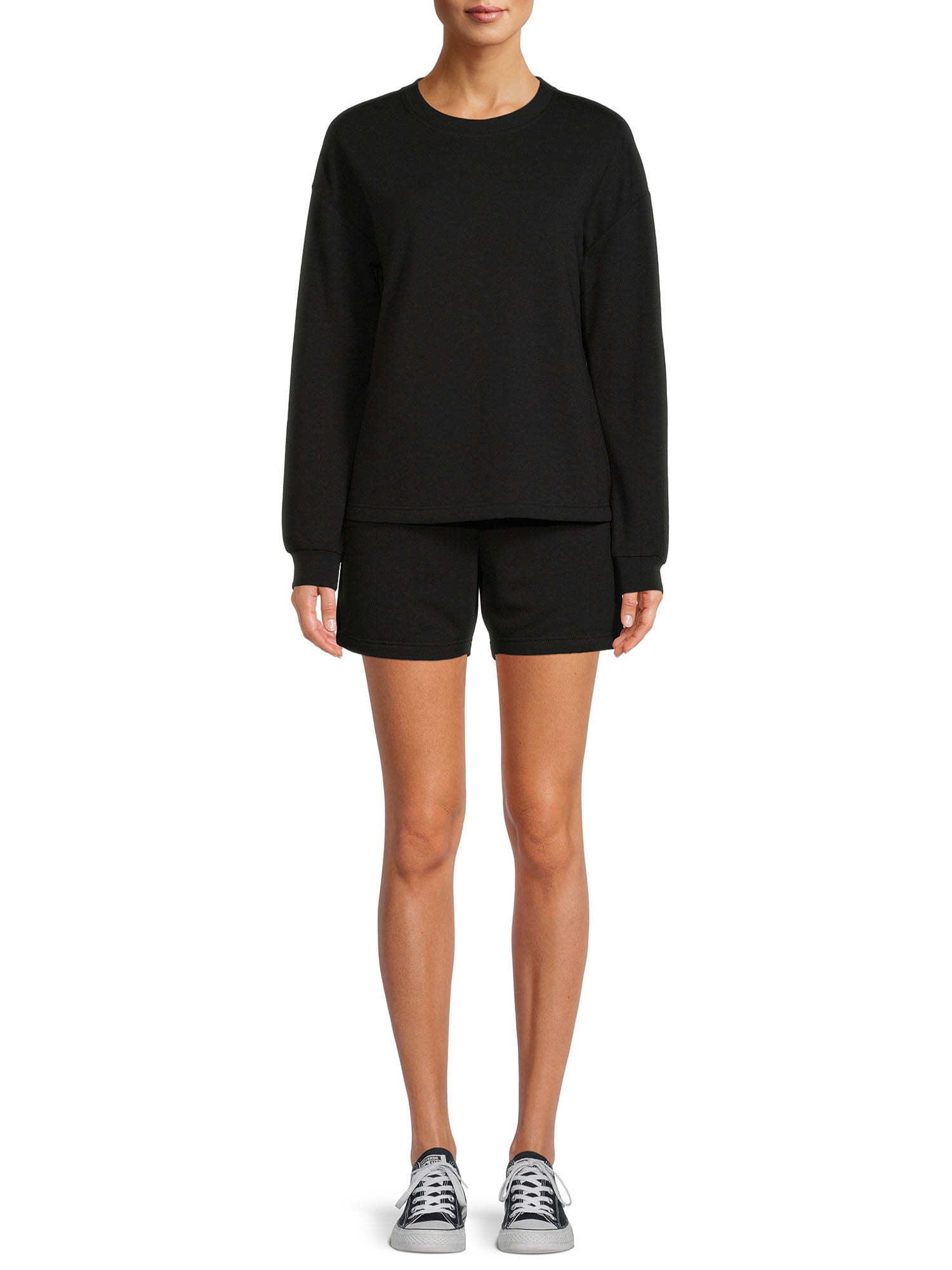 Feathers Women's Active Fleece Short Set, 2Piece