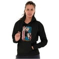 thumbnail image 4 of Patriotic Popeye Salute America Hoodie Sweatshirt Women Men Brisco Brands L, 4 of 6
