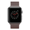 Apple Watch Series 2 - 42mm, WiFi - Space Gray with Brown Milanese Loop - Used