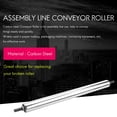 thumbnail image 3 of 25mm x 300mm Carboon Steel Assembly Line Conveyor Roller, 3 of 9