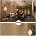 thumbnail image 6 of SAYFUT 1M/ 5M Blue Poplin Texture Peel & Stick Wallpaper Self-Adhesive DIY Wallpaper Flaxen Grasscloth Vinyl Film Wall Stickers, Grey/ Blue/ Cream/ Gold/ Green/ Khaki, 6 of 6