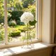 thumbnail image 4 of Tallos de hortensias artificiales con cabeza de flor de seda | Hortensias artificiales realistas para decoración del hogar, 4 of 7