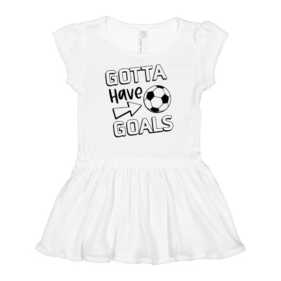 Inktastic Gotta Have Goals- Soccer Girls Baby Dress