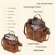 thumbnail image 3 of Mochila ROOSALANCE para mujer pequeña de piel color caramelo, 3 of 8