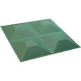 thumbnail image 6 of Ekena Millwork 11 7/8"W x 11 7/8"H Swindon EnduraWall Decorative 3D Wall Panel, Universal Pearl Metallic Sea Mist (12-Pack for 11.76 Sq. Ft.), 6 of 6
