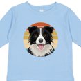 thumbnail image 4 of Inktastic Border Collie Cute Dog Boys or Girls Long Sleeve Toddler T-Shirt, 4 of 5