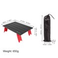 thumbnail image 4 of Mesa portátil para acampar, Mini mesa plegable ligera, suministros para muebles de exterior DQrwqpou Para Estrenar, 4 of 4