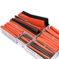 thumbnail image 2 of MasteelfCA Ensemble de 150 Pcs de Tuyaux Rétractables Assortis (Noir&Rouge), 2 of 6