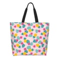 thumbnail image 1 of Easygdp Pineapple And Leaves Bolsas Tote para Mujer, Bolsos de Hombro para Viaje, Bolsos de Mano de Gran Capacidad para Compras y Trabajo, 1 of 8