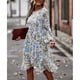 thumbnail image 1 of Vestido casual elegante, vestido de manga larga para mujer, vestido estampado para mujer, vestido de manga larga para mujer, eficiencia óptima, 1 of 9