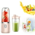 thumbnail image 1 of Personal For Shakes & 400ml – 2 To Go Portable Cups & Lids Juicer Cold Extractor Pancake with Removable Plates Steel Juicer Juice No Pulp Juicer One Choice Vegetable Mixer Juicer, 1 of 3